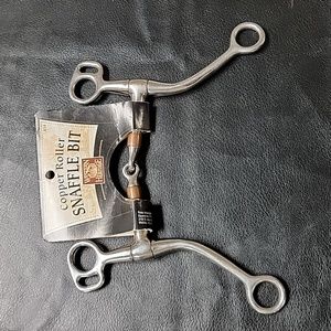 Copper Roller Snaffle Bit